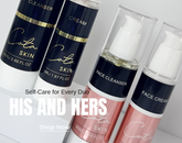 Cota Skincare Set for Men and Women featuring a cleanser and face cream. This complete duo includes a gentle cleanser and hydrating face cream, designed for effective daily use to enhance and maintain healthy, radiant skin for all skin types.
